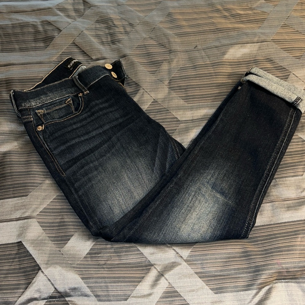 Express cropped legging jeans